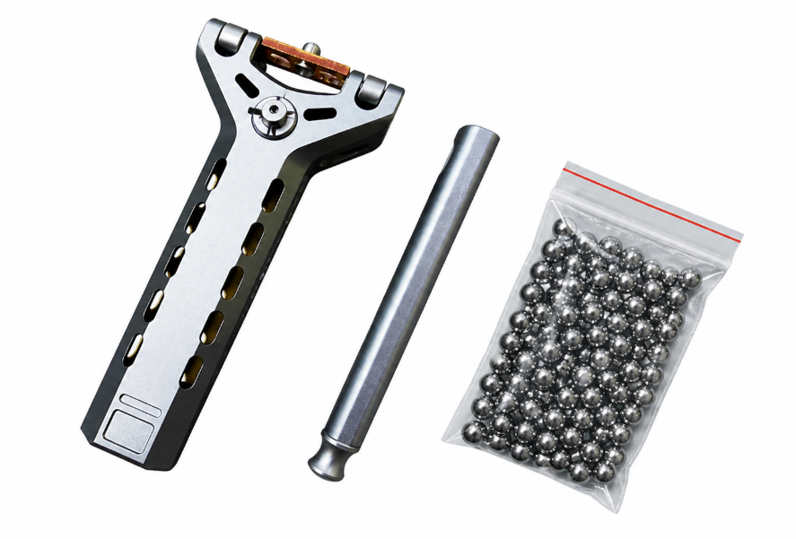 ProTelescopic™ Aluminum Alloy Slingshot – Adjustable Power Hunting Launcher